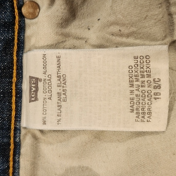 Levi's 515 Bootcut Midrise Medium Wash Jeans Size 16 Short - Picture 11 of 12